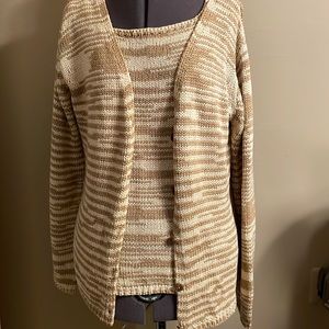 Sarah Spencer 2 piece sweater set